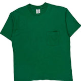 Made In USA Blank Gap T-Shirt - Medium Green Cotton