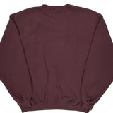 90'S Blank Russell Athletic Sweatshirt - 2XL Burgundy Cotton Blend