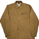 The North Face Checked Shirt - Large Blue Polyester