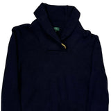 Ralph Lauren Petite Sweater - Large Navy Cotton