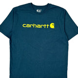 Carhartt T-Shirt - XL Blue Cotton