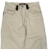 Hip Hop Five Star Carpenter Trousers - 36W 26L Cream Cotton