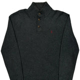 Polo By Ralph Lauren Sweater - Large Gray Cotton