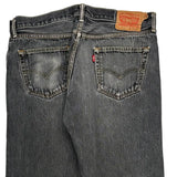501 Levis Jeans - 36W 30L Grey Cotton