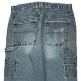 Faded Glory Carpenter Jeans - 34″ Waist Light Wash Cotton