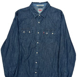 Levis Denim Shirt - XL Blue Cotton