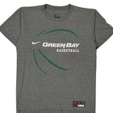 Green Bay Basketball Nike T-Shirt - Small Gray Cotton
