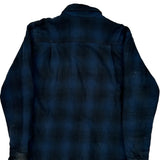 Dickies Checked Overshirt - Medium Blue Cotton