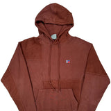 Russell Athletic Hoodie - Small Brown Cotton