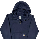 Carhartt Hoodie - Medium Blue Cotton Blend