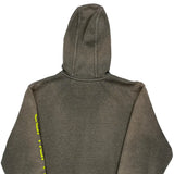 Carhartt Spellout Hoodie - Medium Grey Cotton Blend
