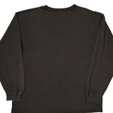 Nike Center Swoosh Long Sleeve T-Shirt - XL Black Cotton