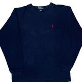 Polo By Ralph Lauren Long Sleeve T-Shirt - XL Navy Cotton