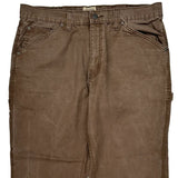 Schmidt Carpenter Pants - 38W 31L Brown Cotton