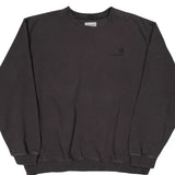 Carhartt Sweatshirt - 2XL Black Cotton Blend