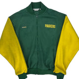 Packers Columbia Bomber Jacket - Medium Green Polyester