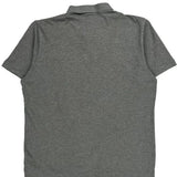 Puma Polo Shirt - Large Grey Cotton