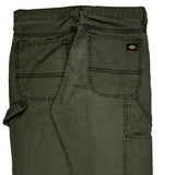 Dickies Carpenter Pants - 29W 30L Green Cotton Blend