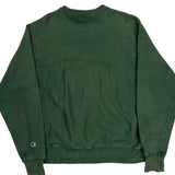Reverse Weave Champion William & Mary Graphic Sweatshirt - Medium Green Cotton
