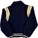 West York Boys Club John M Grove Varsity Jacket - Medium Navy Wool