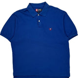 Chaps Ralph Lauren Polo Shirt - Large Blue Cotton