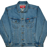 Wrangler Denim Jacket - XL Blue Denim