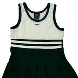 Age 3 Nike Striped Dress - 3XS Green Cotton