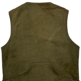 80S D315 Barbour Shooting Vest - XL Green Cotton