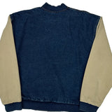 United Street Machine Assoc. Customs & Rods Three Rivers Varsity Jacket - Medium Beige Cotton