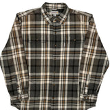 Carhartt Checked Flannel Shirt - XL Grey Cotton