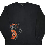 Rez Graphic Long Sleeve T-Shirt - 2XL Black Cotton