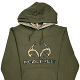 Realtree Camo Hoodie - Large Green Cotton
