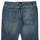A-Style Hip Hop Jeans - 36W 30L Blue Cotton