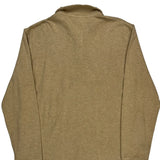 Polo By Ralph Lauren 1/4 Zip - Large Beige Cotton