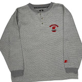 Wisconsin Badgers Starter College Sweatshirt - Large Gray Cotton