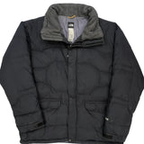 600 Fill The North Face Puffer - Large Black Nylon