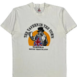 British Virgin Islands Fruit Of The Loom Graphic T-Shirt - Large White Cotton
