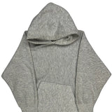80S Made In USA Champion Hoodie - Small Gray Cotton Blend