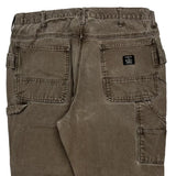 Unbranded Carpenter Trousers - 36W 30L Brown Cotton