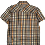 Levis Checked Short Sleeve Shirt - Large Multicoloured Cotton