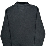 Tommy Hilfiger Collared 1/4 Zip - Medium Gray Cotton