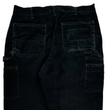Carhartt Carpenter Pants - 34W 32L Black Cotton