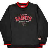 St. Kilda Saints Vivid Australia Sweatshirt - Medium Black Cotton