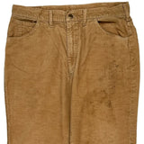 Lee Trousers - 34W 27L Brown Corduroy