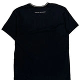 Armani Exchange T-Shirt - Large Black Cotton