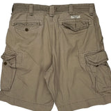 Polo By Ralph Lauren Cargo Shorts - 36W 10L Khaki Cotton