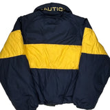 Nautica Striped Puffer - XL Navy Cotton