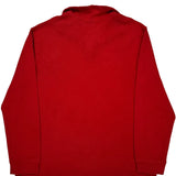 Polo By Ralph Lauren 1/4 Zip - XL Red Cotton