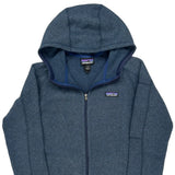 Patagonia Fleece Jacket - Medium Blue Polyester