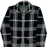 Ralph Lauren Checked Jacket - Medium Black & White Cotton
